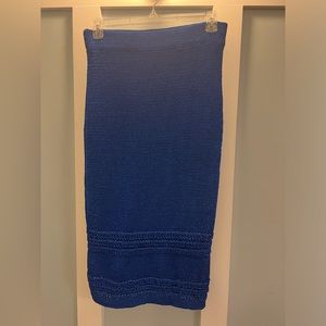 Fun blue stretch skirt